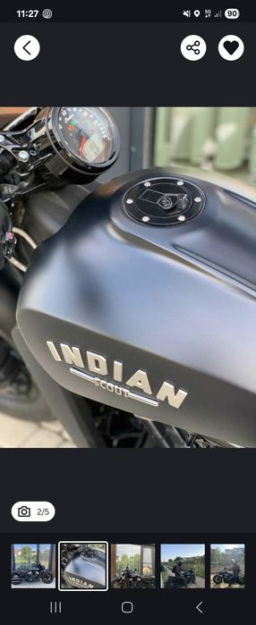 Indian scout bobber