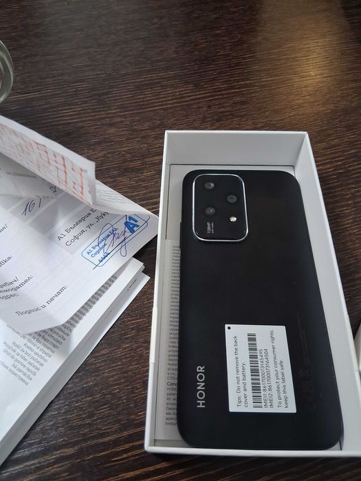 Хонор 200 Lite Чисто нов телефон с гаранция.Телефонът е на един месец.