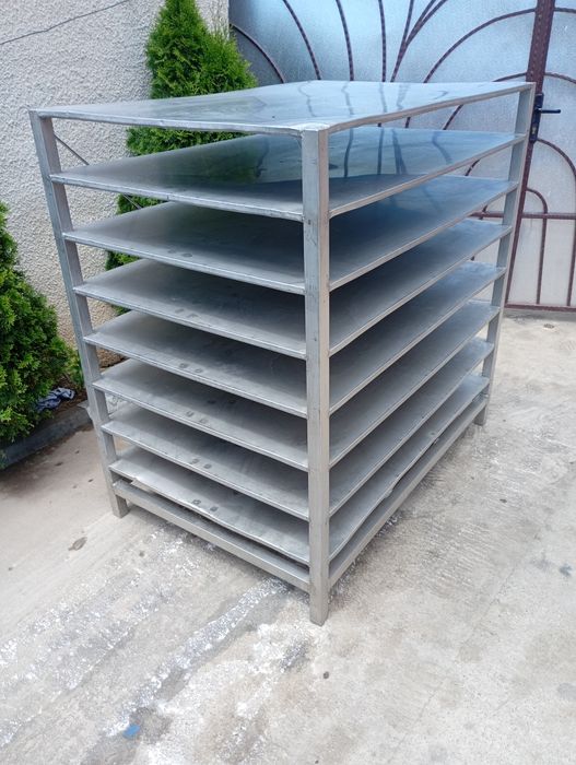 Rafturi inox cu polițe