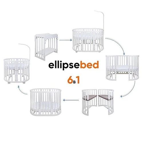 Детская кроватка 6в1 Ellipsebed