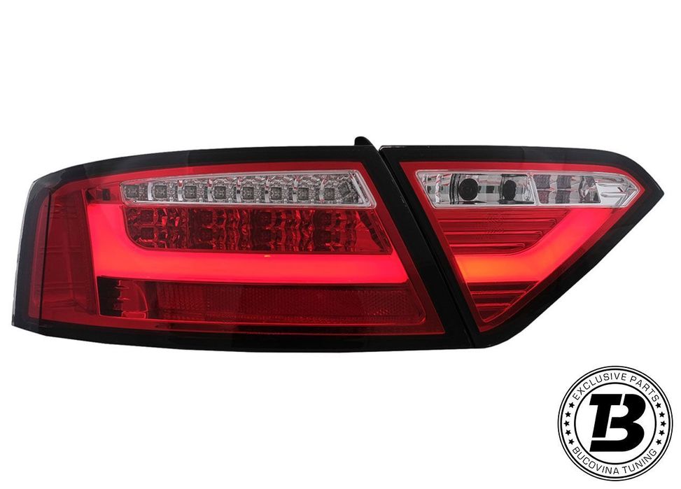 Stopuri LED compatibile cu Audi A5 8T Red Design