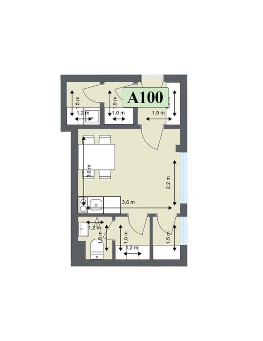 Продава се Едностаен апартамент в Банско - 26 кв.м за 808 €/кв.м - Снимка #1