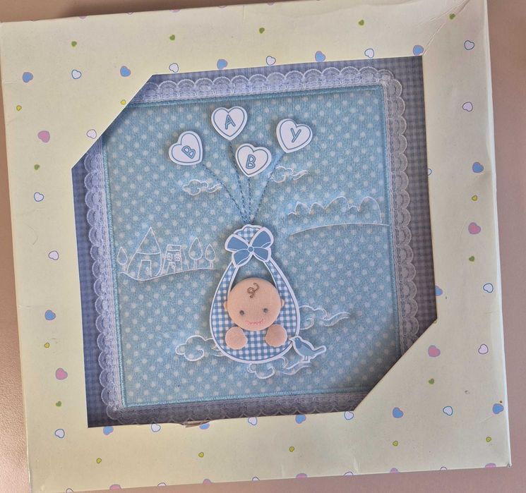 Фотоалбум плюс рамка за снимки за бебе