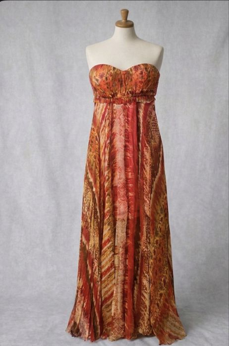 Rochie de vara din matase laturala