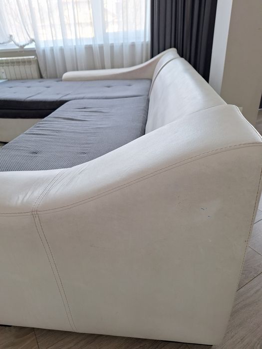 Диван/спа гарнитура с десен подлакътник с ф-я за сън и ракла