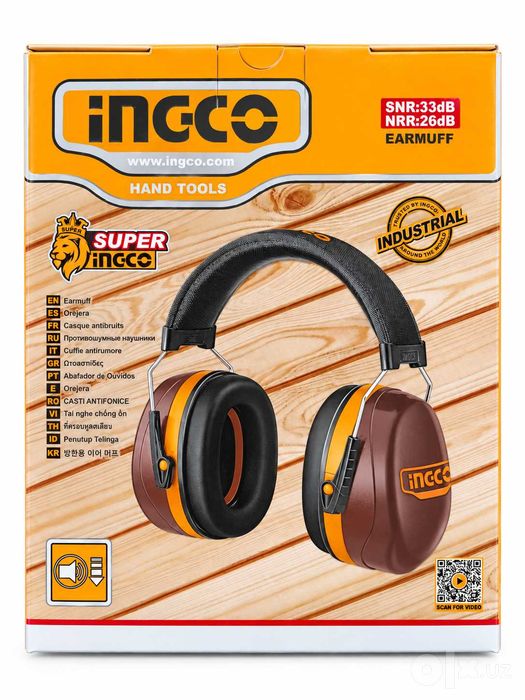Наушники противошумные INGCO Ингко SNR 33 дБ HEM3328