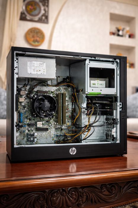 HP компьютер 8GB, рабочий, недорого, срочно.