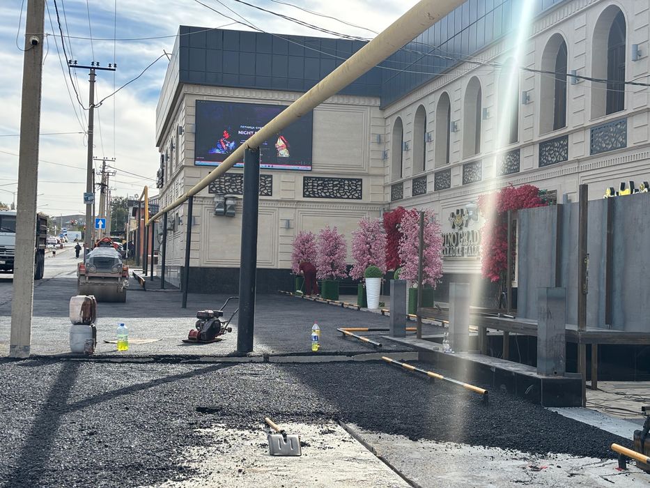 асфальт укладка асфальтирвание