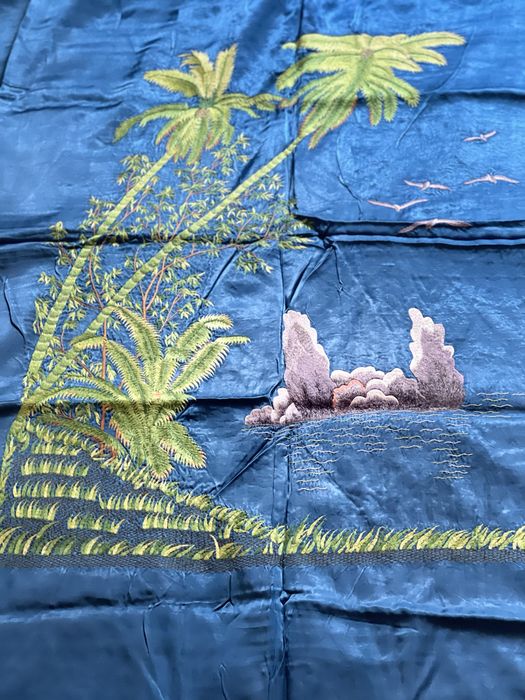 Покрывало шелк с 2 наволочками СССР