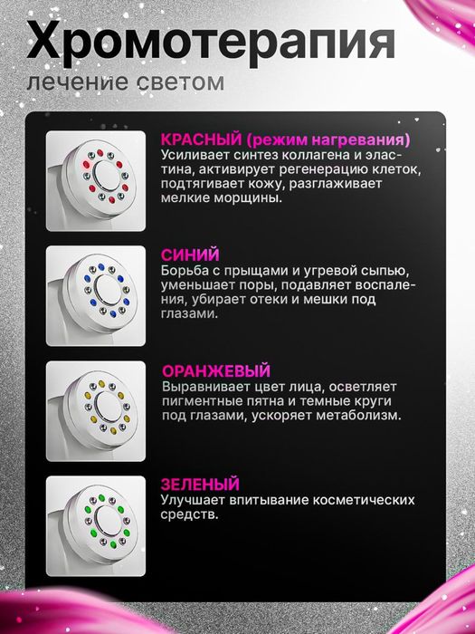 Микротоковый массажер для лица и шеи