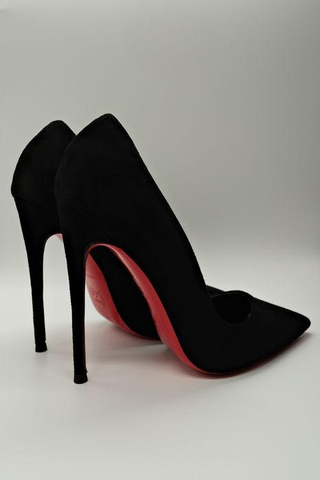 Christian Louboutin so kate,ВЕЛУР обувки с висок  12cm ток, 38 номер