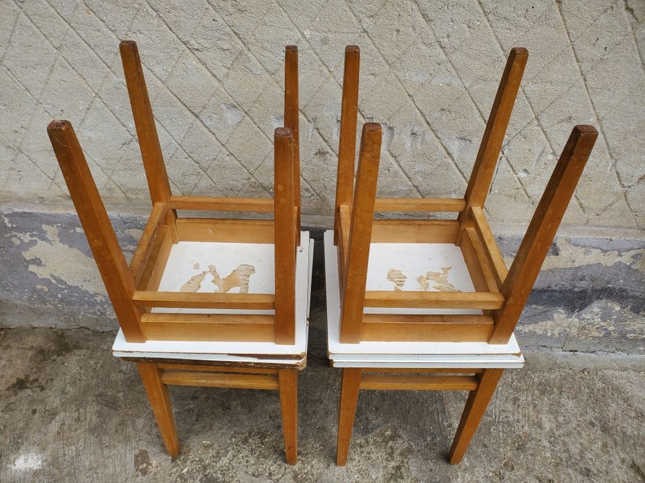 SET 4 scaune tip taburet