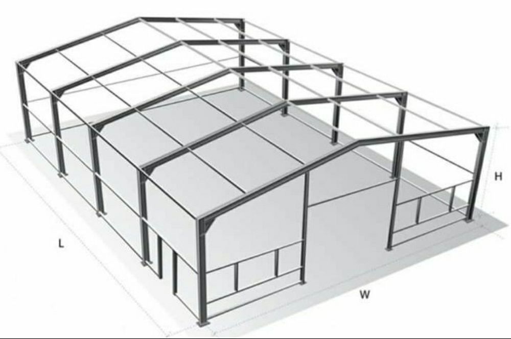 Structura metalică hala 12x32 h 5