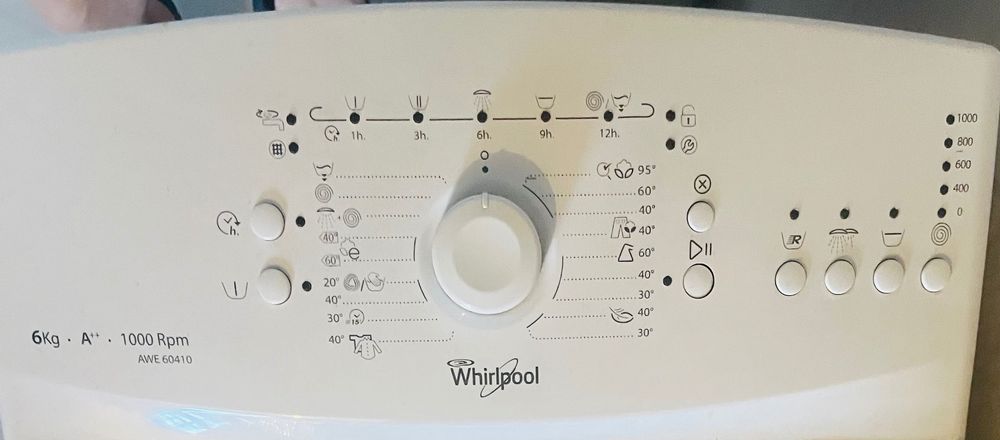 Пералня с горно отваряне Whirlpool