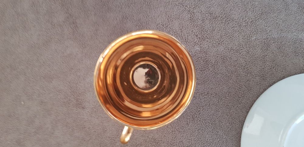 Set 6 cesti vechi din portelan fin