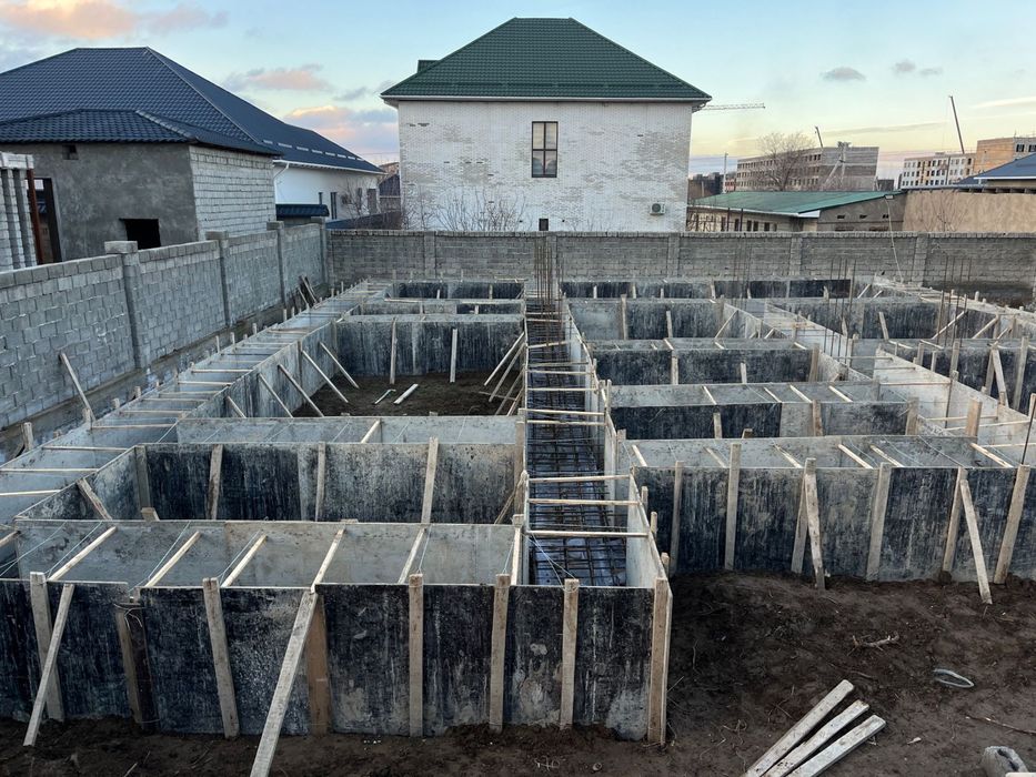 Фундамент бетон құямыз