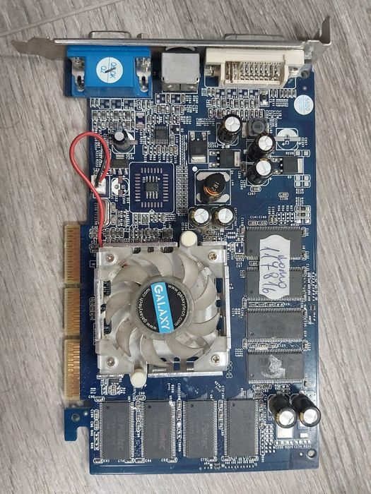 Placa Video Retro Nvidia FX 5500 AGP Galaxy [NETESTATA]