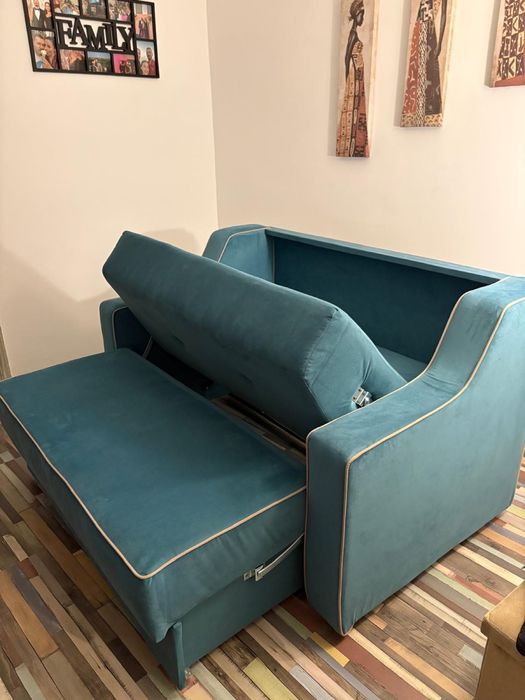 Canapea Ginger Blues Naturlich