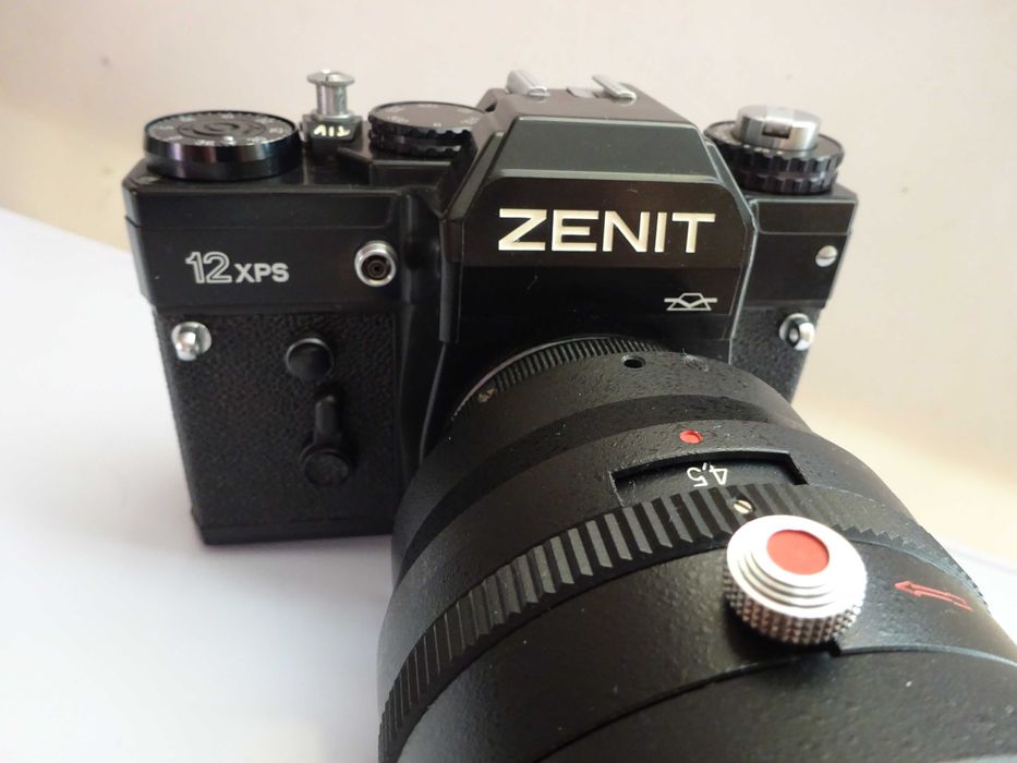 Фотоснайпер Zenit FS-12-3 с Обектив TAIR-3S 300мм F4.5, Хелиос 44М-4