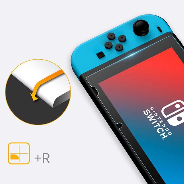 Folie protectie sticla securizata consola Nintendo Switch, Lite, OLED