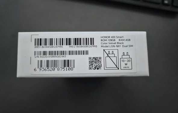 НОВ! Бърз HONOR 400 Smart 5G 128GB 50+2 MP , 120hz IPS с гаранция 24м