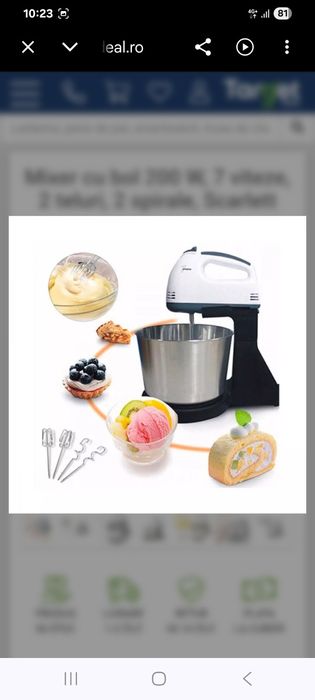 Mixer Scalitt cu 7 viteze