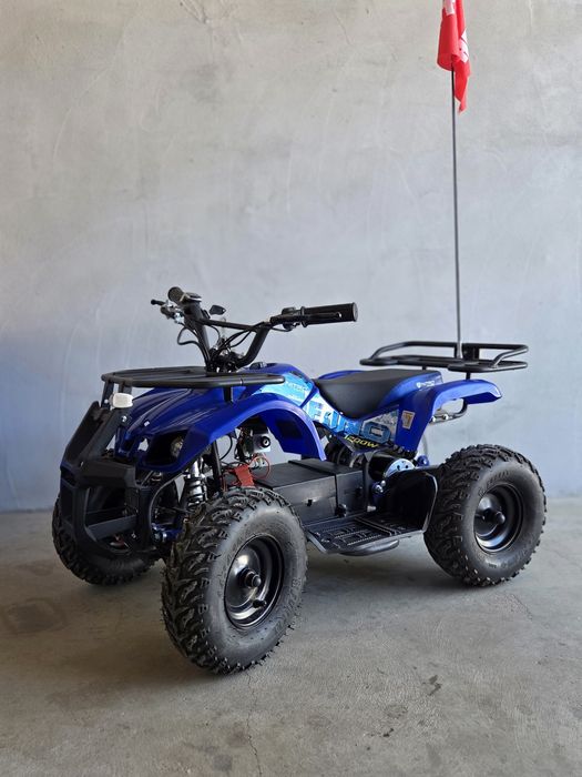 ATV electric pentru copii NITRO Torino Quad 1200W 48V Big Tyre, culoare Albastra
