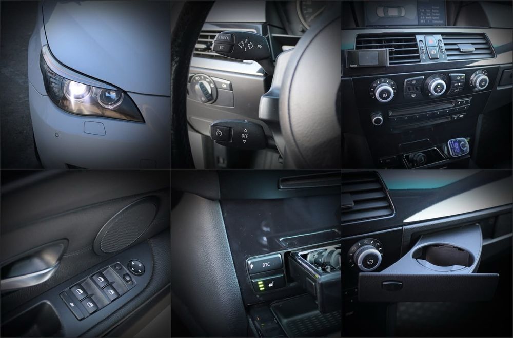 BMW Seria 5 E60 LCi/ 520d/ 2.0 diesel/ 2008 177cp/ Navi Mare/ Înmatriculat