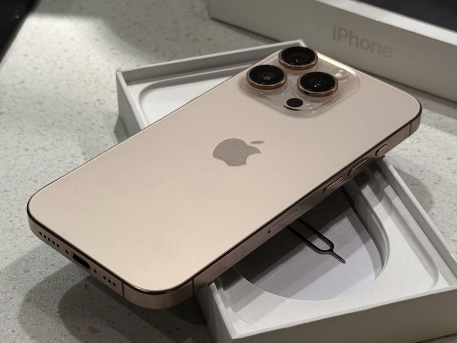 iPhone 16 Pro 128GB Desert Titanium – Като НОВ, 92% Батерия. Гаранция!