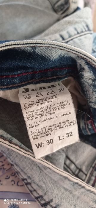 Джинсы в отличном состоянии W:30 L:32