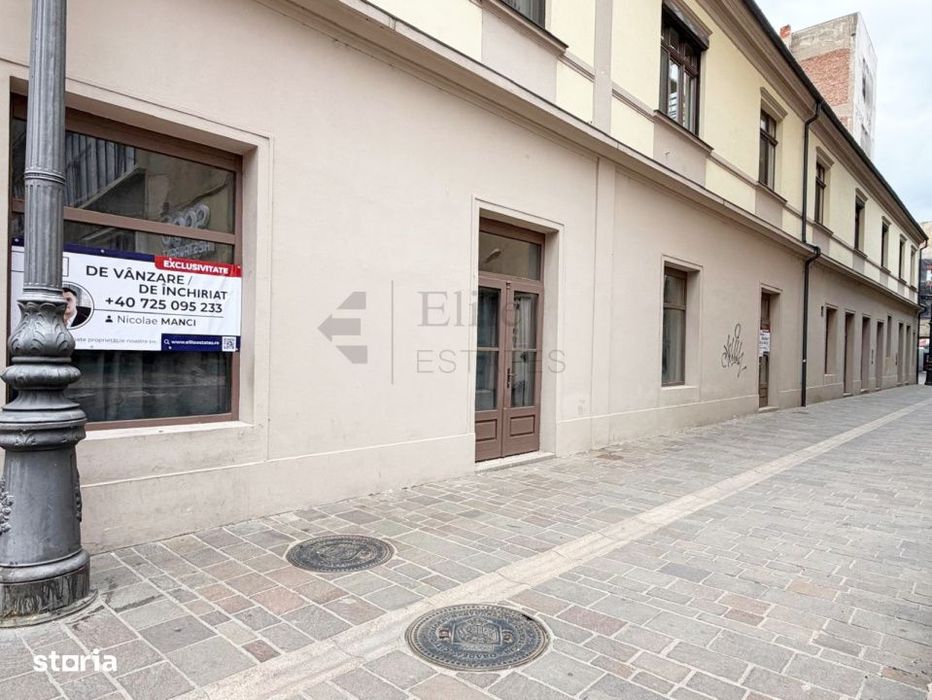 Spatiu Comercial Pietonala Vasile Alecsandri | 200 mp | Vitrina ampla