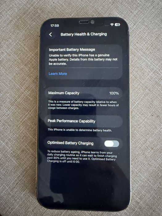 100% батерия iPhone 12 PRO MAX 512GB