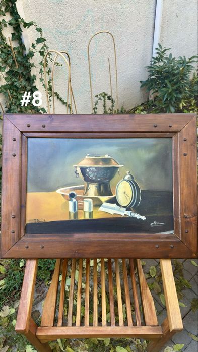 Vând tablouri originale pe pânză. Picturi autentice, rame din lemn