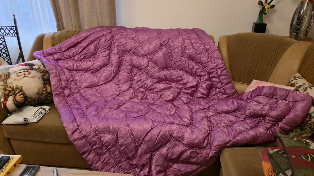 Plapuma de mătase umplutura cu lana- noua