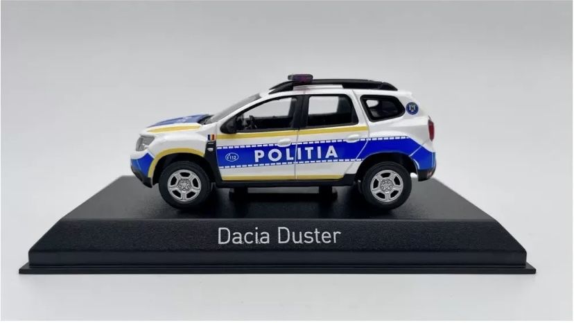 NOREV DACIA DUSTER “Poliția” machetă auto scara 1:43 (10cm)
