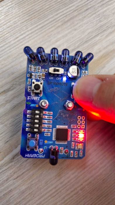 Telecomanda IR start-stop pt roboti Mega/Mini Sumo LineFollower altele