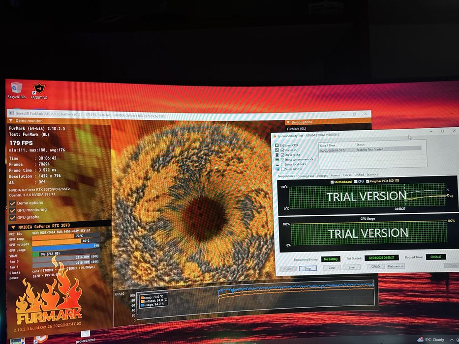 Pc ryzen 5 5600 16gb 3600mhz rtx 3070 aorus 1tb nvme