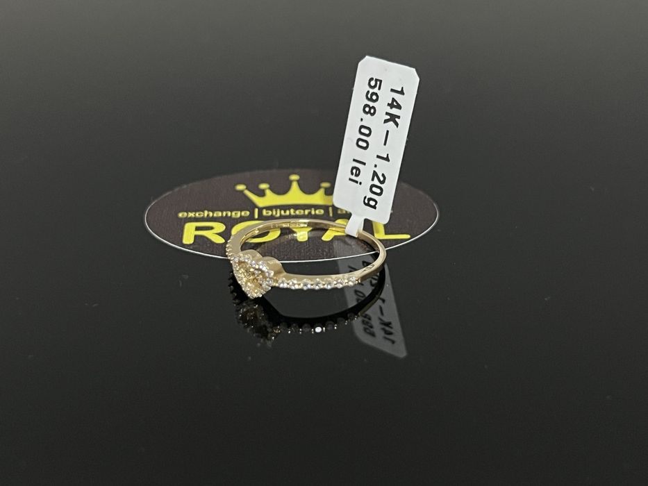 Bijuteria Royal CB : Inel dama aur nou 14k 1,20gr