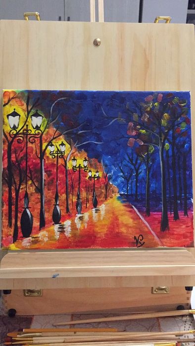 Картина акрил и масло