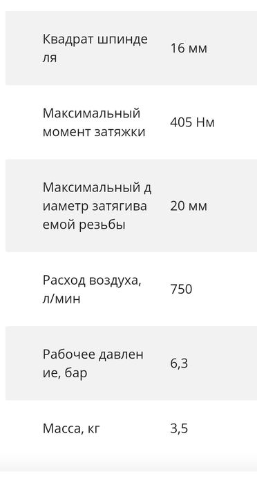 Пневматический гайковёрт