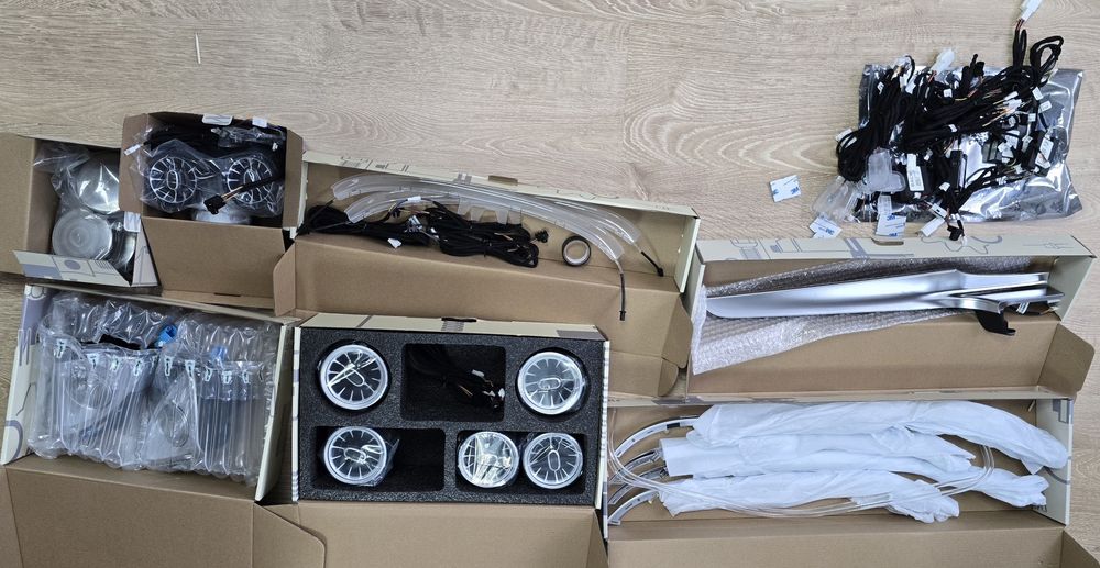 Lumini ambientale 31 in 1 dedicate Mercedes-Benz C Class W205 2014-202