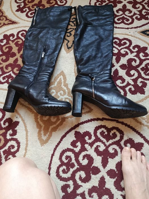 Продам ботфорты нат.кожа