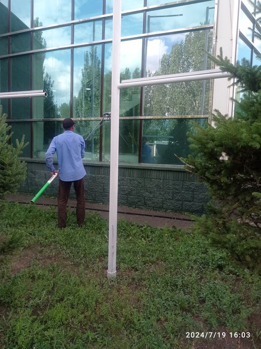 Мойка окон и витражей