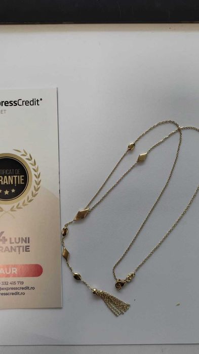 (AG 35) Lant aur 14K B.34258 / 2045 lei/ Garantie 2 ani