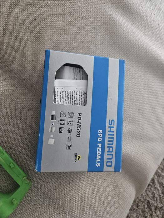 Pedale shimano spd+pedale verzi neon GRATIS