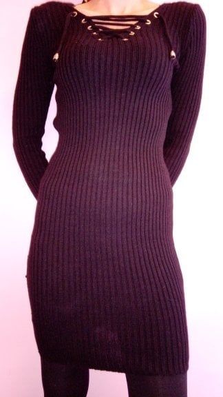 Дамска рокля и сребриста блуза