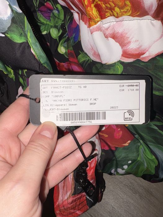 Geaca statement Dolce Gabbana oversized originala