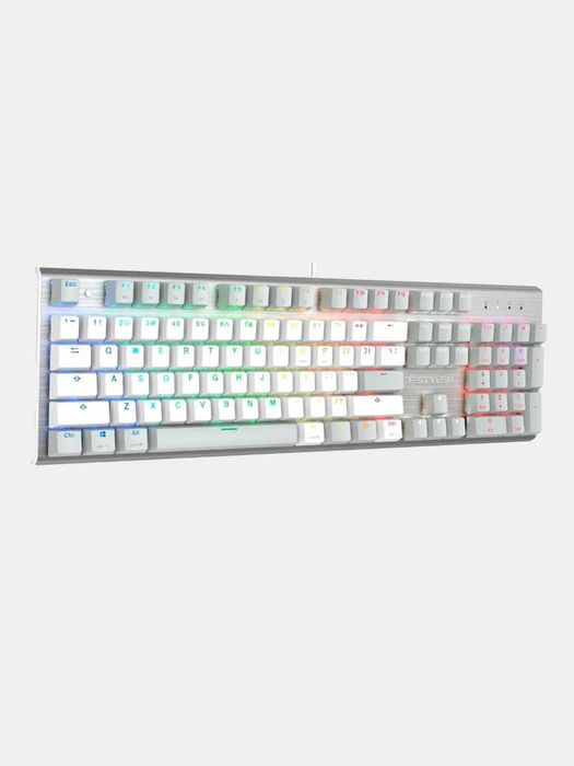 KB A4Tech FS100 Neon(White)(Blue)(Black)механические клавиатуры 1.4