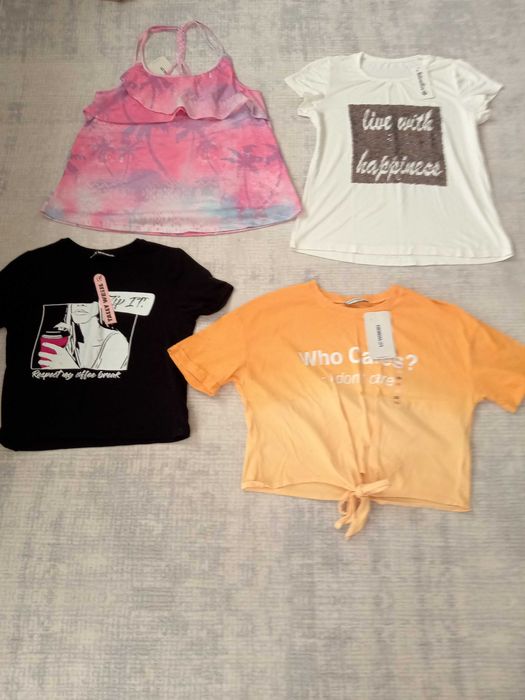 14 нови тениски и потници по 4лв. Waikiki