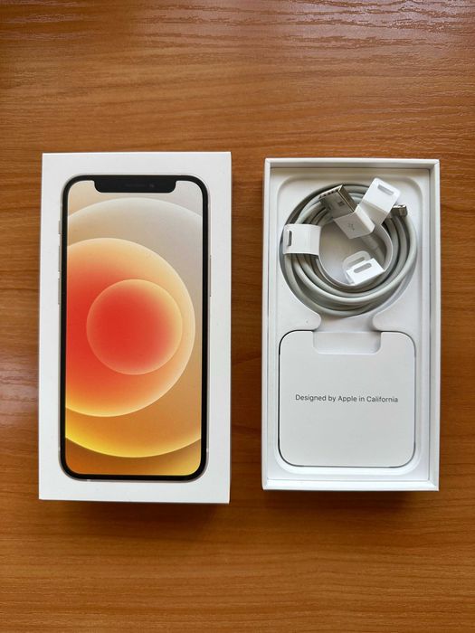 iphone 12 mini 64GB бял и син в перфектно състояние